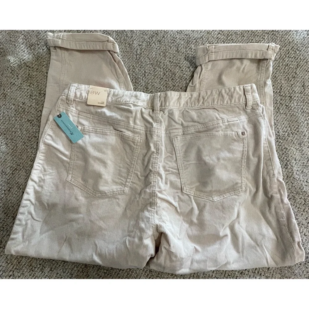 Anthropologie Pilcro High-Rise Slim Boyfriend Corduroy Pants NWT SZ 18W - Picture 8 of 16